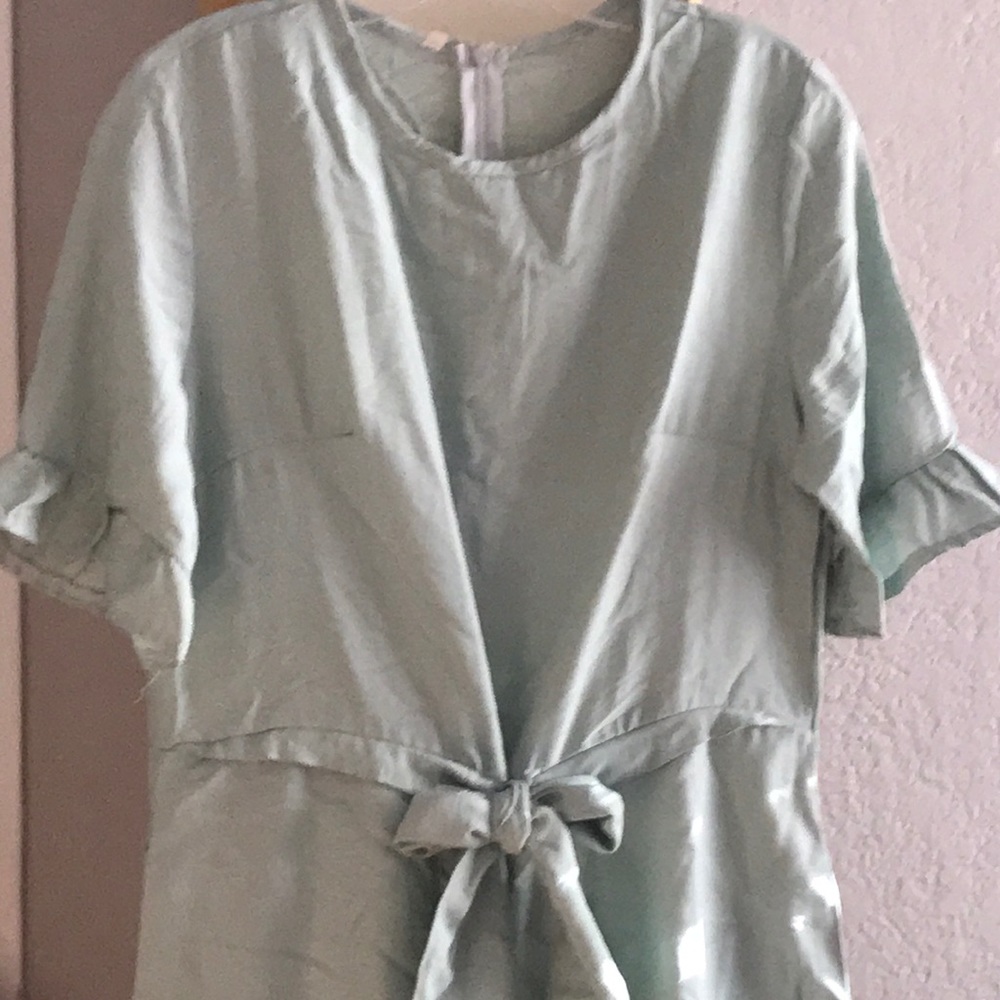 Mint green romper